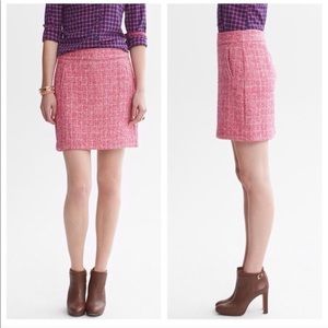 Banana Republic Pink Tweed skirt